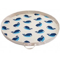 3 Sprouts play mat bag whale