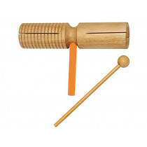 Musical Instrument WOOD AGOGO orange