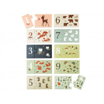 A Little Lovely Company Educational Puzzle FOREST FRIENDS
