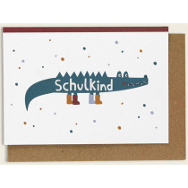 Ava & Yves Greeting Card SCHULKIND Crocodile