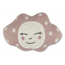 Ava & Yves Knitted rattle CLOUD pink