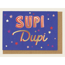 Ava & Yves Greeting Card SUPI DUPI