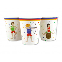 Ava & Yves Paper Cups ATHLETIC KIDS
