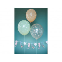 Ava & Yves Balloons MERMAID "Happy Birthday!"