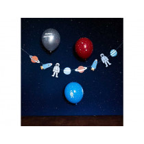 Ava & Yves Balloon Set SPACE "Happy Birthday"