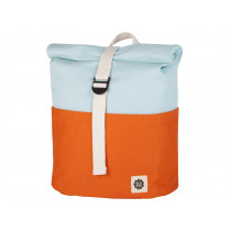 Blafre Backpack ROLLTOP orange / light blue 3-7 years
