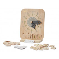 By Astrup Wooden Educational Clock 