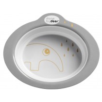 Done by Deer Anti-slip bowl Contour grey/gold