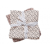 Done by Deer burp and swaddle cloth 2-pack Happy dots powder