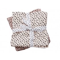 Done by Deer burp cloth 2-pack Happy Dots powder