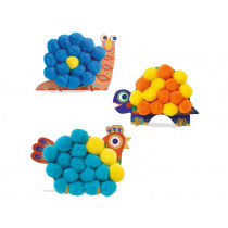 Djeco Craft Set FLUFFY ANIMALS