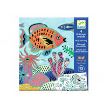 Djeco Shiny Colouring Images UNDER WATER