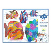 Djeco 3-6 Design Craft with Paper 3 BELOW THE WAVES