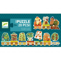 Djeco Educational Game Puzzle I COUNT