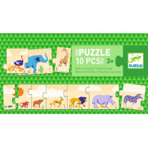 Djeco Educational Games Puzzle SMALL & BIG