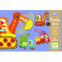 Djeco Duo puzzle moving vehicles