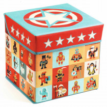 Djeco Toy Storage Box STARS
