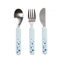 Done by Deer Cutlery set CONTOUR blue