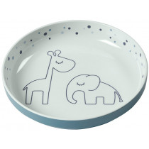 Done by Deer Plate DREAMY DOTS blue