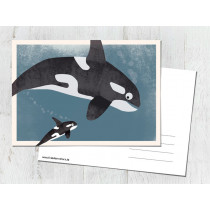 Fräulen Elvira Postcard ORCAS