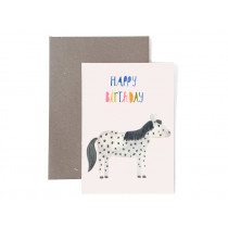 Frau Ottilie Birthday Greeting Card HAPPY BIRTHDAY Horse