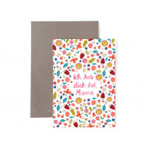 Frau Ottilie Mother's Day greeting card I LOVE YOU, MAMA
