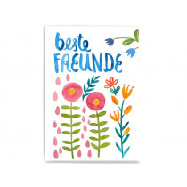 Frau Ottilie Postcard BEST FRIENDS