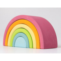 GRIMM'S Small Wooden Rainbow PASTEL 