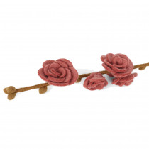 Gry & Sif Felt ROSE BRANCH rouge