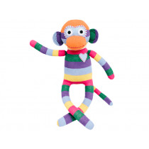 Hickups sock monkey rainbow