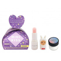 inuwet Vegan MINI KISS SET Lip Balm & Lip Scrub purple