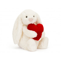 Jellycat Bashful Red Love Heart BUNNY