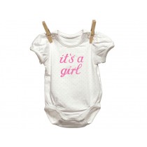 Iron-on patch "It's a girl" by krima & isa