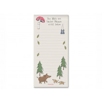 krima & isa Note Pad FOREST ANIMALS