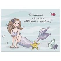 krima & isa postcard Mermaid Kisses & Starfish Wishes
