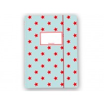 krima & isa folder map in turquoise with red stars