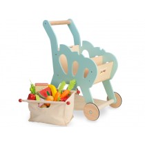 Le Toy Van Shopping Trolley (with detachable fabric bag)