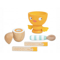 Le Toy Van Wooden Breakfast Egg Set CHICKY CHICK