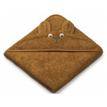 LIEWOOD Hooded Towel AUGUSTA Kangaroo golden caramel L