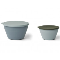 LIEWOOD 2 Foldable Bowls DALE Blue multi mix