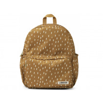 LIEWOOD School Backpack JAMES Graphic stroke/golden caramel