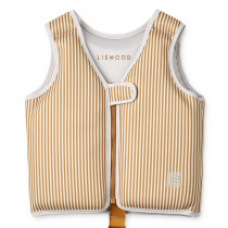 LIEWOOD Life Jacket DOVE Stripe Sandy & Caramel 1-2 yrs (11-15 kg)