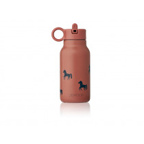 LIEWOOD Water Bottle FALK 250ml Horses dark rosetta
