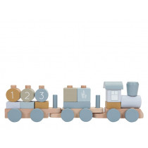 Little Dutch Wooden Stacking Train OCEAN