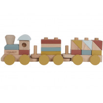Little Dutch Wooden Stacking Train PURE & NATURE