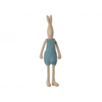 Maileg Rabbit with OVERALLS blue (Size 3)