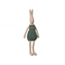 Maileg Rabbit with OVERALLS green (Size 5)