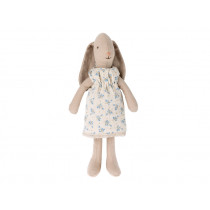 Maileg Bunny with Floral DRESS (Size 1)