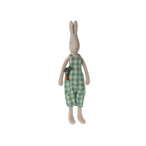 Maileg Rabbit with OVERALLS & Carrot (Size 3)