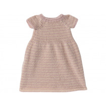Maileg Knitted DRESS for Rabbit rose (Size 4)